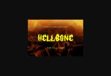 Hellbone Font Poster 1