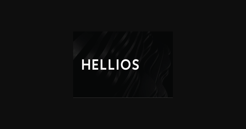 Hellios Font Poster 3