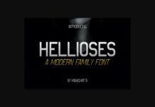 Hellioses Font Poster 1