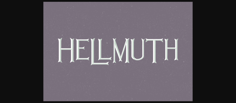 Hellmuth Family Font Poster 3