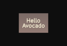 Hello Avocado Font Poster 1