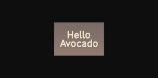 Hello Avocado Font Poster 1