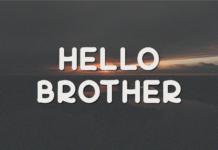 Hello Brother Font Poster 1