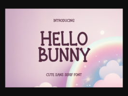 Hello Bunny Poster 1