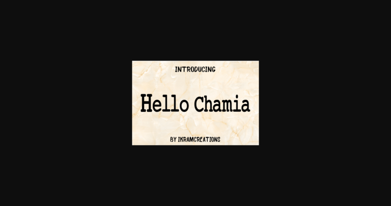 Hello Chamia Poster 3