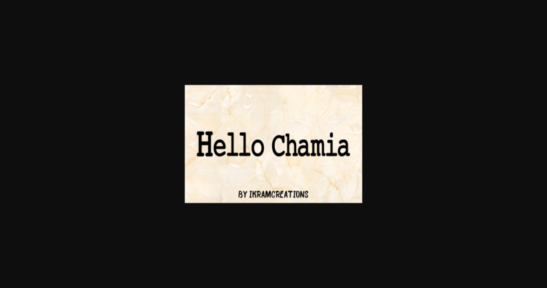 Hello Chamia Poster 4