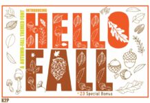 Hello Fall Font Poster 1