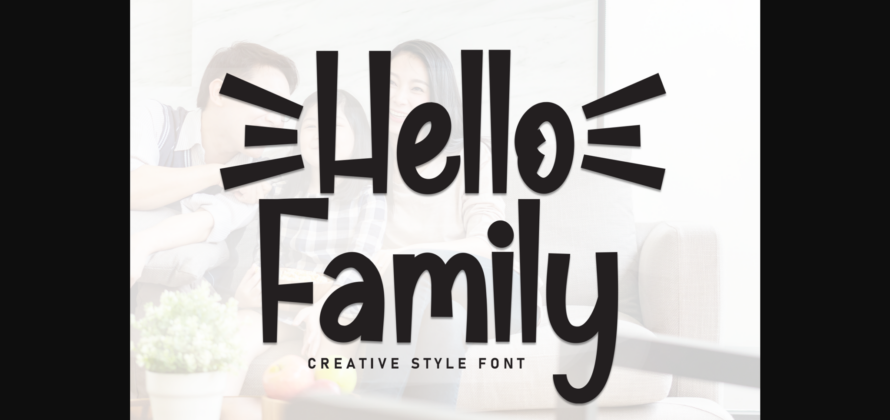 Hello Family Font Poster 3