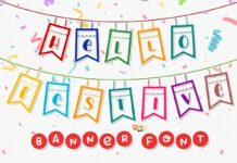 Hello Festive Font Poster 1