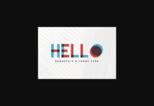 Hello Font Poster 1