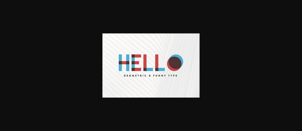 Hello Font Poster 1