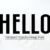 Hello Font