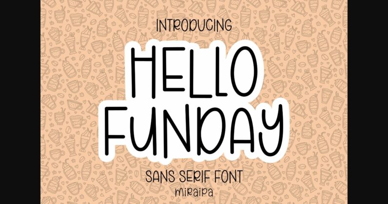 Hello Funday Font Poster 3