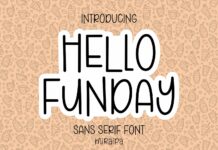 Hello Funday Font Poster 1