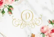 Hello Monogram Font Hello Monogram Font Poster 1