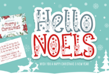 Hello Noels Font Poster 1