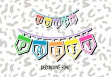 Hello Party Font Poster 1