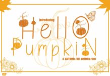 Hello Pumpkin Font Poster 1