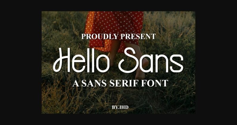 Hello Sans Font Poster 3