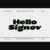 Hello Signove Font