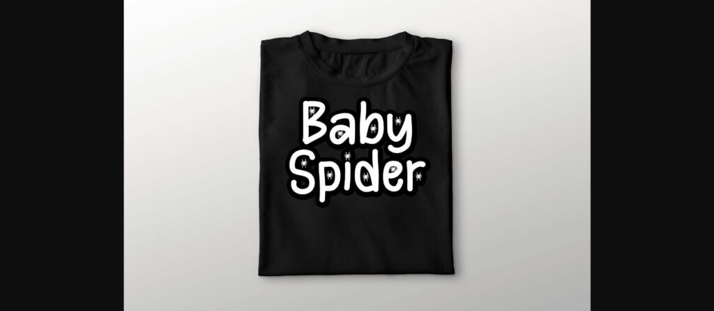 Hello Spider Font Poster 8