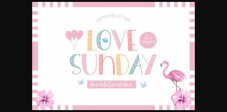 Hello Sunday Font Poster 1