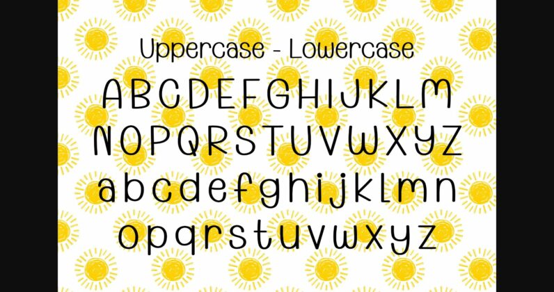 Hello Sunshine Font Poster 5