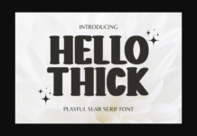 Hello Thick Poster 1