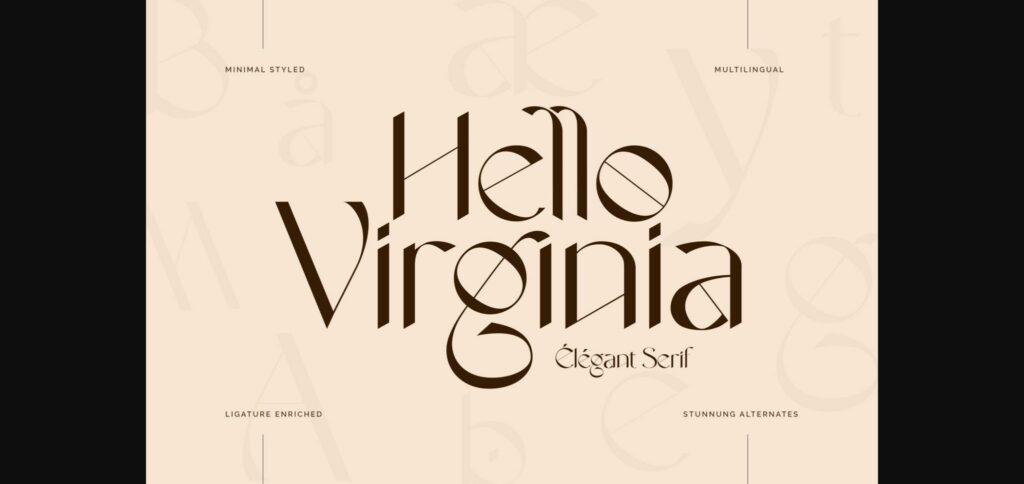 Hello Virginia Font Poster 3