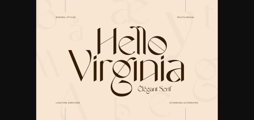 Hello Virginia Font Poster 3
