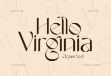 Hello Virginia Font Poster 1