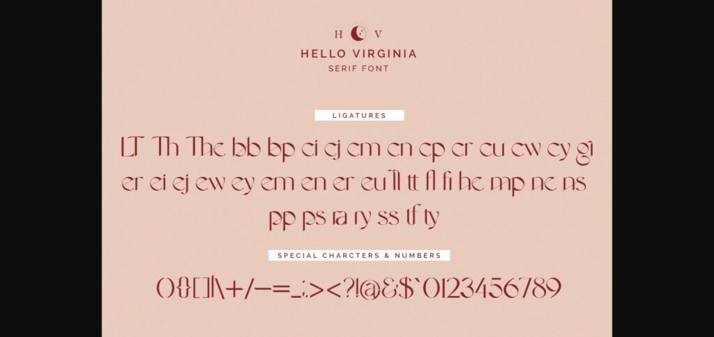 Hello Virginia Font Poster 11