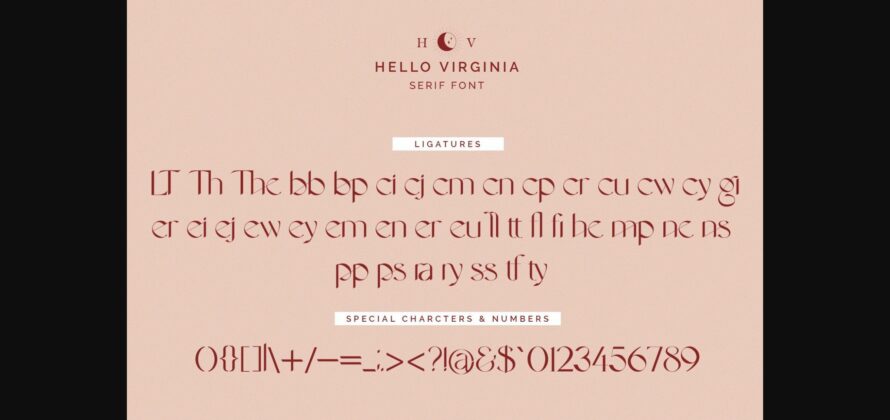 Hello Virginia Font Poster 11