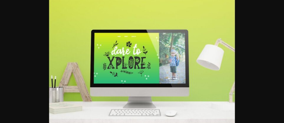 Hello Wild Font Poster 4