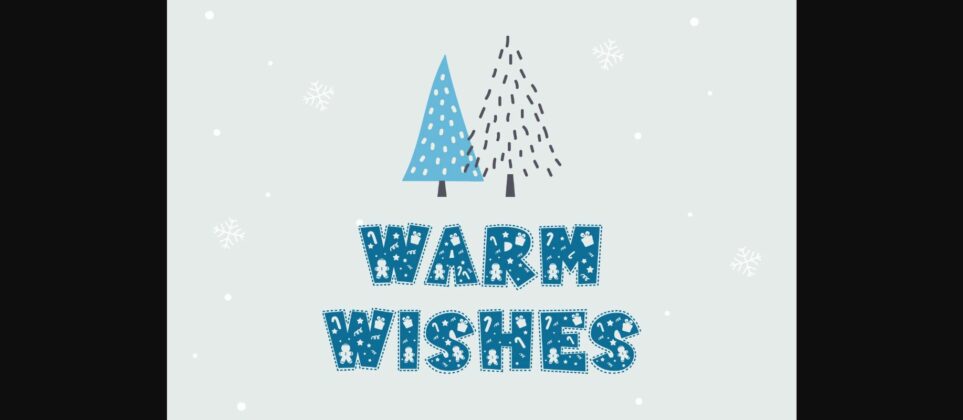 Hello Winter Font Poster 4