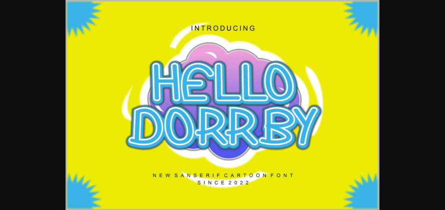 Hellodorrby Font Poster 3