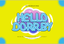 Hellodorrby Font Poster 1