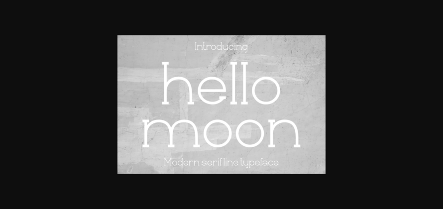 Hellomoon Font Poster 3