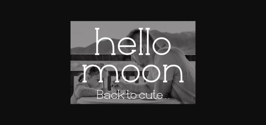 Hellomoon Font Poster 7