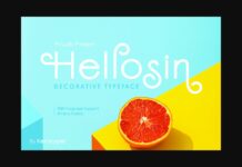 Hellosin Font Poster 1