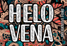 Helo Vena Font Poster 1