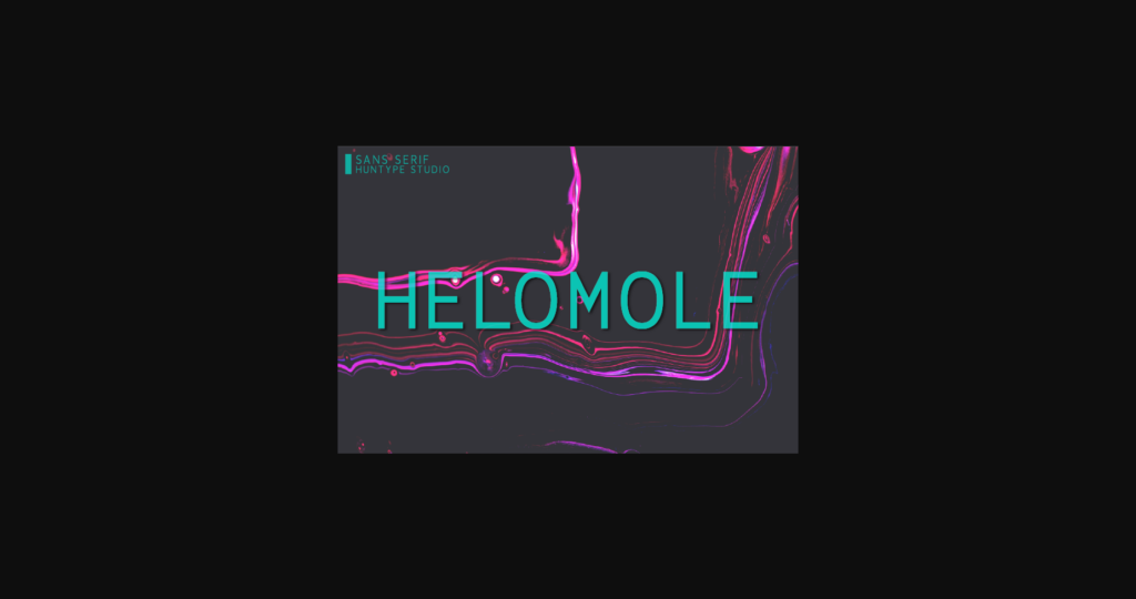 Helomole Font Poster 3