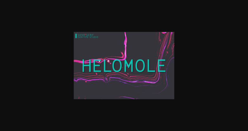 Helomole Font Poster 3