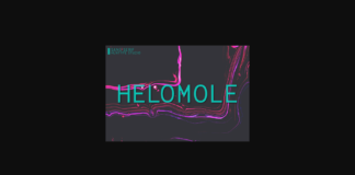 Helomole Font Poster 1