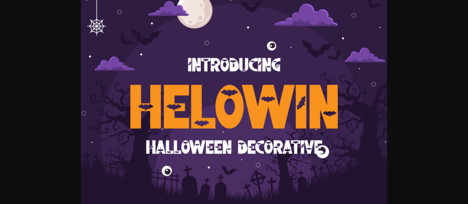 Helowin Font Poster 3