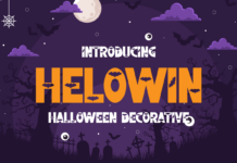 Helowin Font Poster 1