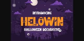 Helowin Font Poster 1