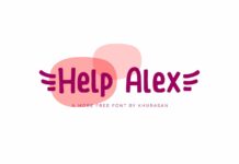 Help Alex Font Poster 1