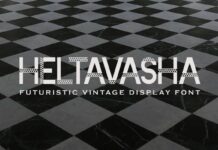 Heltavasha Font Poster 1