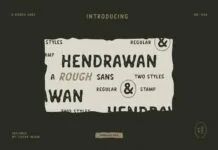 Hendrawan Font Hendrawan Font Poster 1